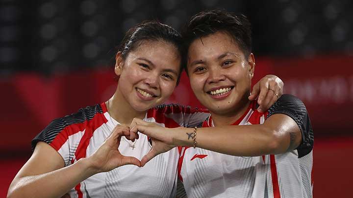 Ganda putri Greysia Polii - Apriyani Rahayu Raih Medali Emas Olimpiade Tokyo
