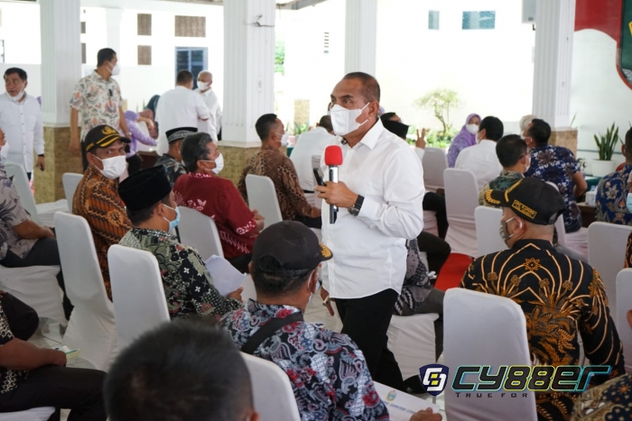 Kunjungan Gubsu di PT Hijau Surya Biotechindo dan Sosialisasi Pencegahan Covid-19 di Kabupaten Asahan
