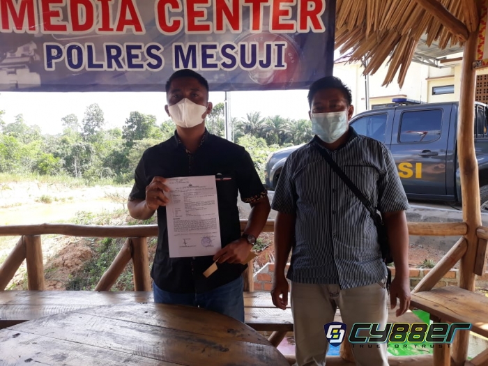 Menyudutkan Media Cyber88, Veri Laporkan Wahadi ke Polres Mesuji
