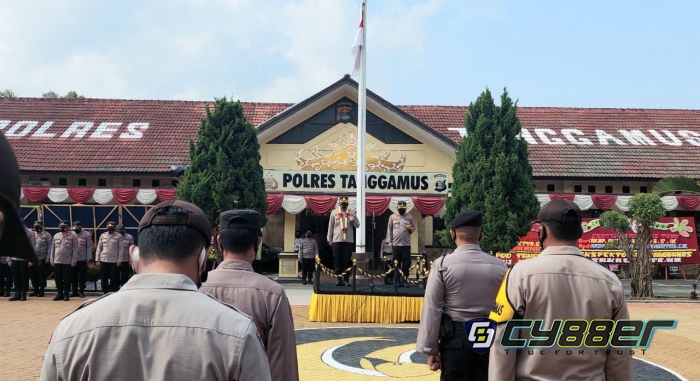 Secara Sederhana, Polres Tanggamus Gelar Pisah Sambut Kapolres 