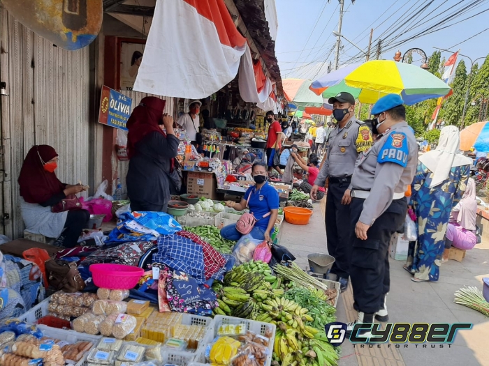 Tingkatkan Ops Yustisi PPKM Level 3, Polsek Kadipaten Tekan Penyebaran Covid-19