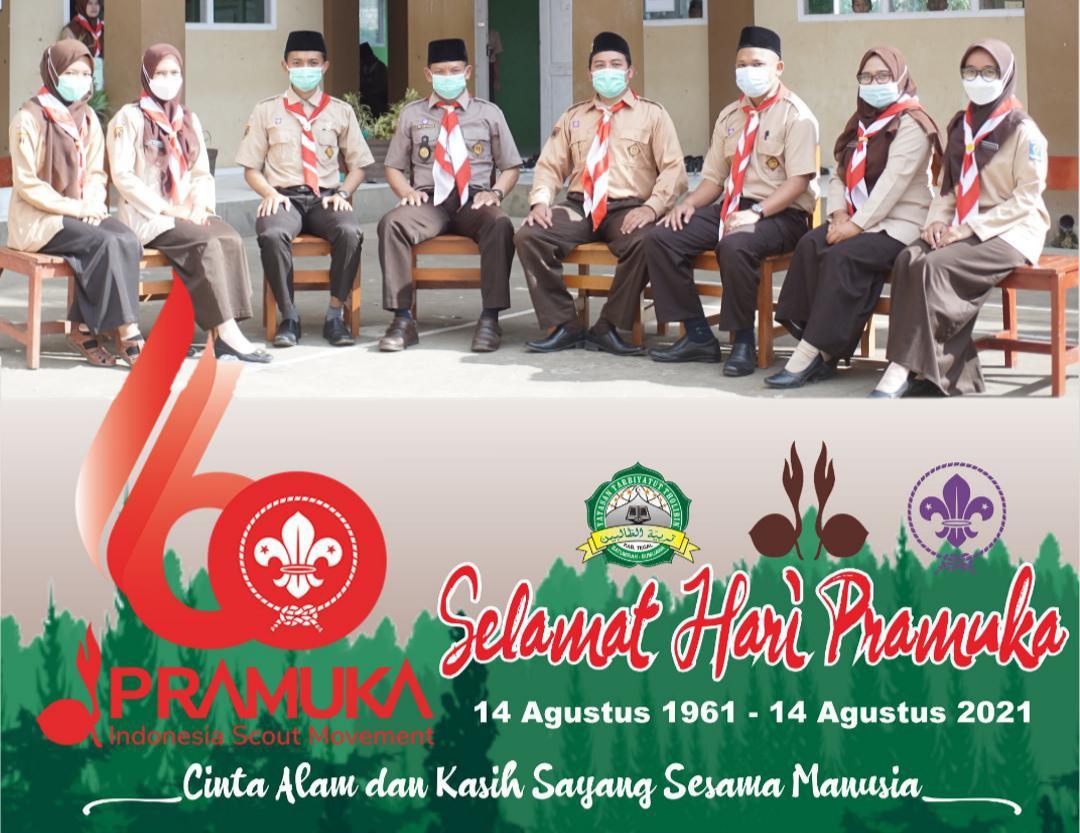 SMP Maarif NU 03 Tarbiyatut Tholibin Peringati Hari Pramuka ke-60 dengan Sederhana