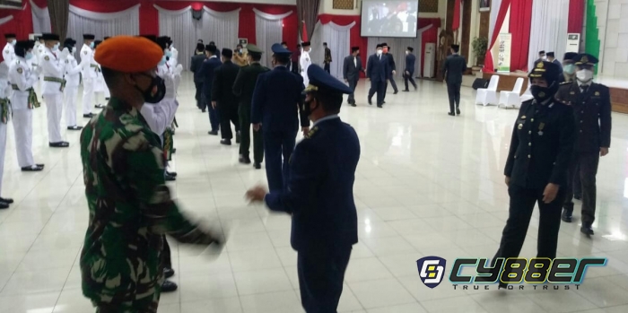 Bupati Bandung Resmikan Pengukuhan Paskibraka Kab Bandung