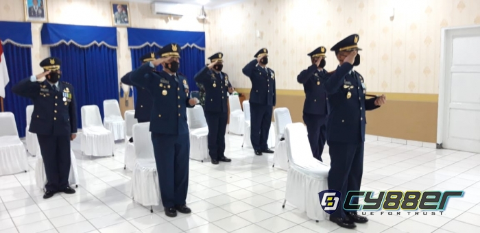 Danpusdiklat Paskhas dan Para Perwira Ikuti Upacara HUT RI Langsung dari Istana Negara