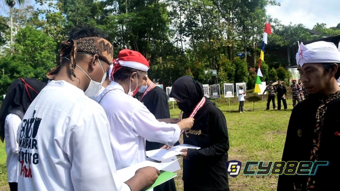Komunitas Budaya Galunggung Gelar Upacara Peringatan Kemerdekaan RI ke 76, dengan Doa Khusus Selamatkan NKRI dari Covid 19.