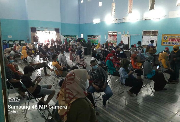 Pemdes Sindangpanon Menggelar Vaksinasi
