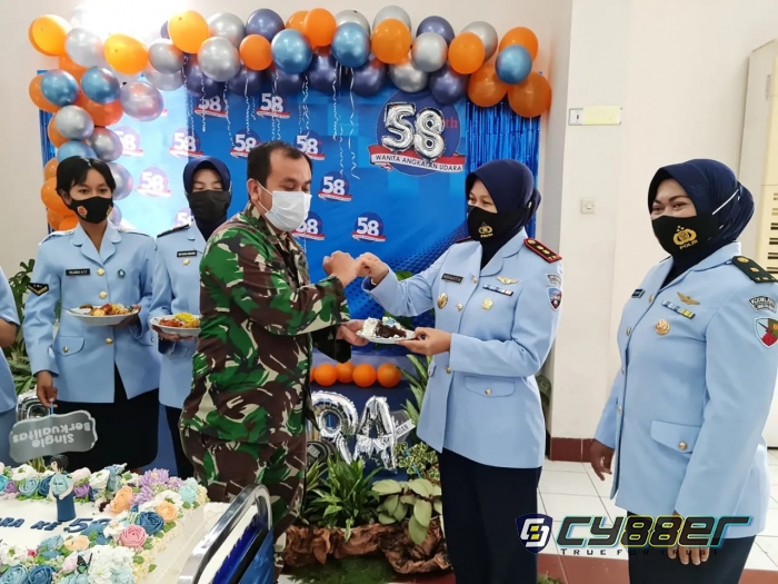 Wara Lanud Sulaiman Ikuti Upacara HUT KE-58 Wara Secara Virtual