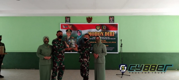Kunjungin Kodim 0623/CLG, Ini Pesan Danrem 064/MY Kepada Anggota