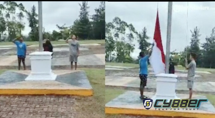 Tiga Remaja Penurun Bendera Minta Maaf
