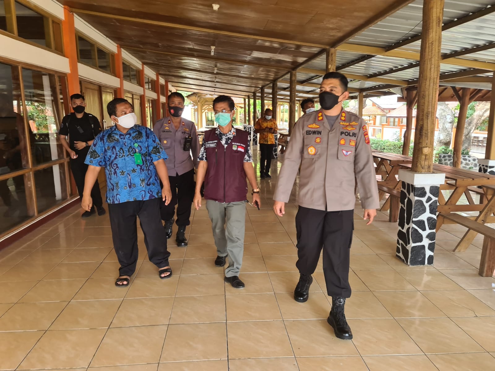 Kapolres Majalengka, Kunjungi Kantor Balai Diklat Lingkungan Hidup dan Kehutanan Kadipaten 