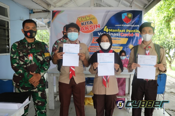 Lanjutkan Komitmen Pemerintah, Lanud Roesmin Nurjadin Gelar Serbuan Vaksin II