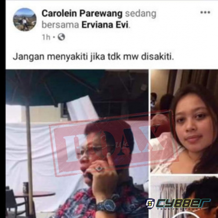Beredar Foto Anggota DPRD Batam Mendua, Kerabat Amintas : Itu hoax!!