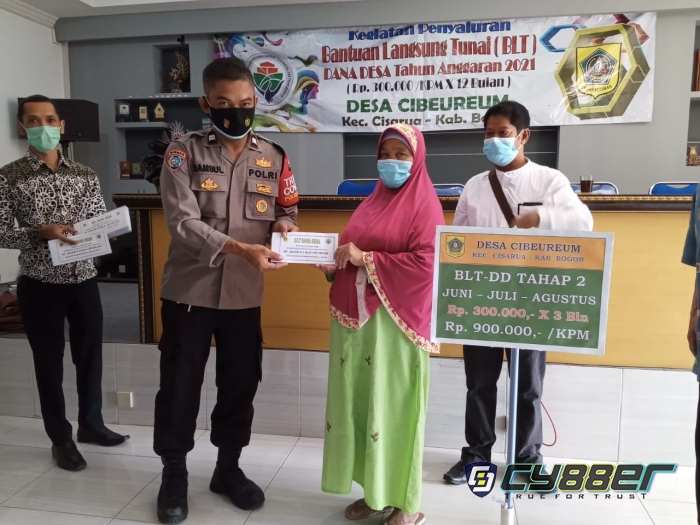 Binmas Dampingi Pemdes Salurkan BLT-DD Tahap II