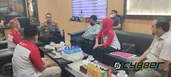 LSM-LIRA Riau Silaturahmi ke Kapolresta Pekanbaru, Bersinergi Menjaga Peradaban di Provinsi Riau