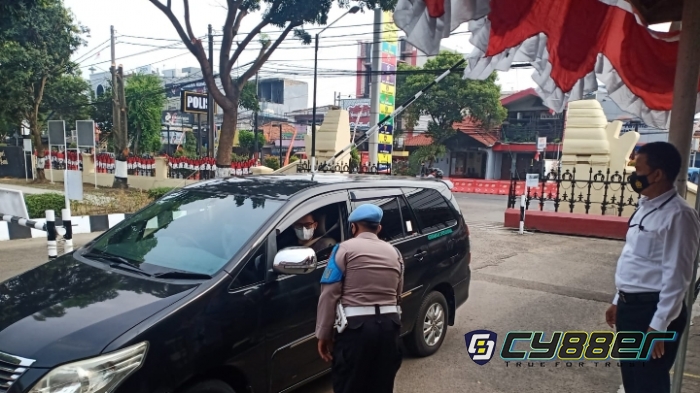 Polresta serang Intens Gelar Sispam Mako