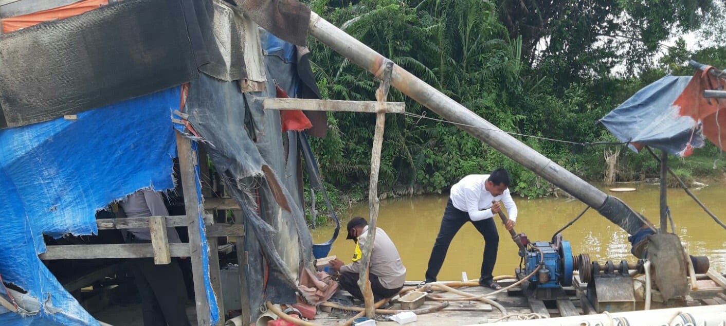 Pelaku PETI Masih Beraksi, Komitmen Kapolres Kuansing Dipertanyakan 