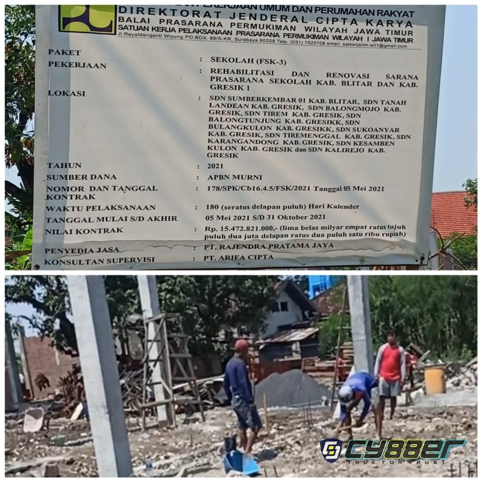Proyek di Gresik yang Abaikan K3, Ancam Keselamatan Pekerja