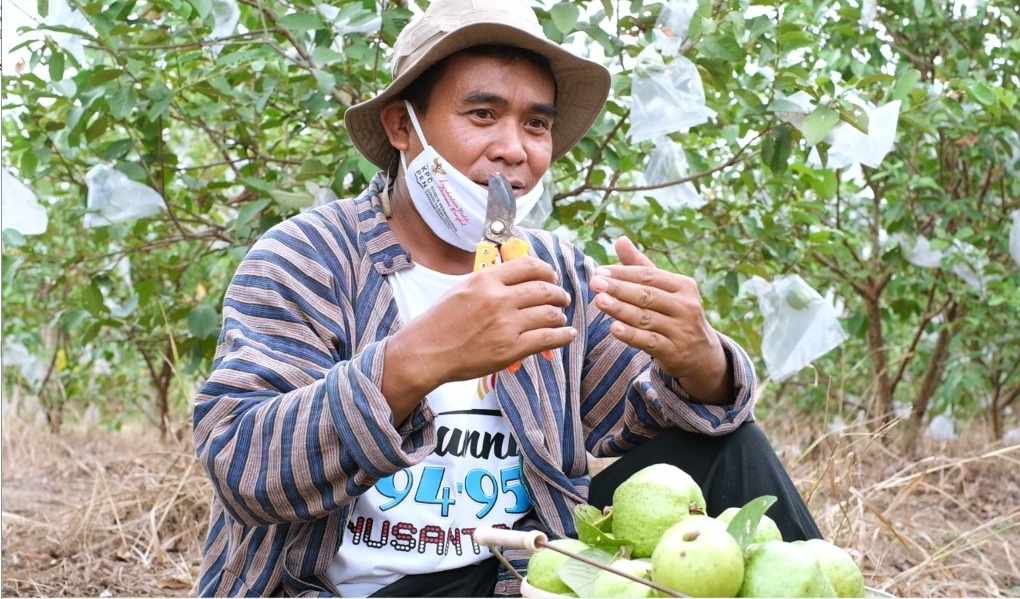 Manfaatkan Lahan Produktif, Anggota Polres Tegal Bantu Ekonomi Warga Melalui Budidaya Tanaman Buah