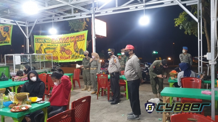 Tim Gabungan Satgas Covid 19 Kuansing Laksanakan Giat Operasi KRYD dan Himbauan Prokes