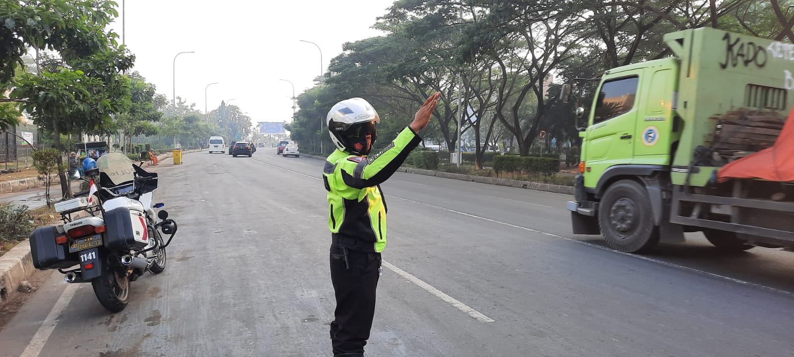 Ciptakan Kamseltibcar polres Serang kota Polda Banten