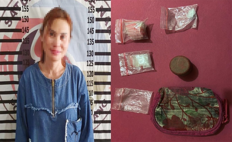 Nyambi Jadi Bandar Narkotika, IRT Ditangkap Polres Tulang Bawang