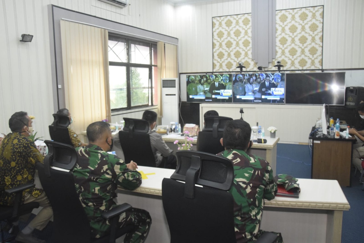 Kaposek Kosekhanudnas III bersama Forkopimda Hadiri Peluncuruan Aplikasi ASAP