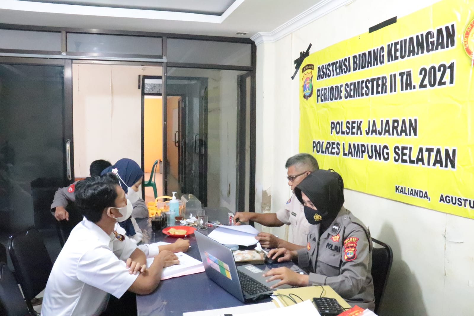 Selama Sepekan, Polres Lamsel Lakukan Asistensi Bidang Keuangan ke Seluruh Polsek