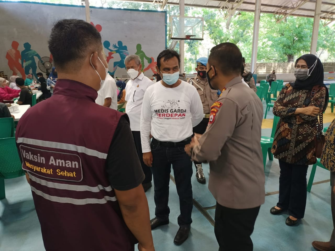BPC HIPMI kota Cilegon Gelar Serbuan Vaksinasi Untuk Masyarakat Cilegon 