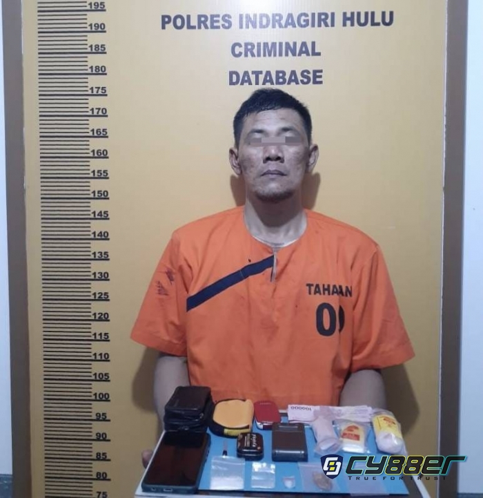 Kantongi Shabu 4,52gram, Perjalanan Keken Berakhir di Rengat Barat