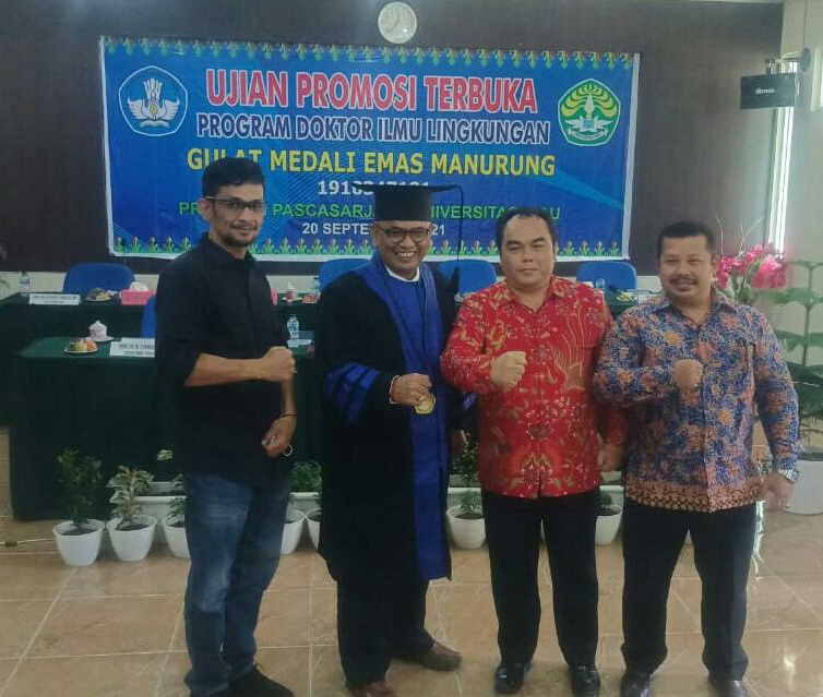 Ir. Robert Hendriko: Gelar Doktor Lingkungan Gulat Manurung Semoga Berguna Untuk Bangsa dan Negara