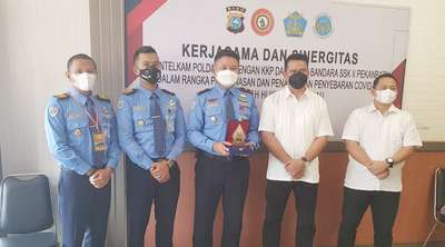 Bersinergi, Jajaran Dit Intelkam Polda Riau Terima Penghargaan Kemenkes