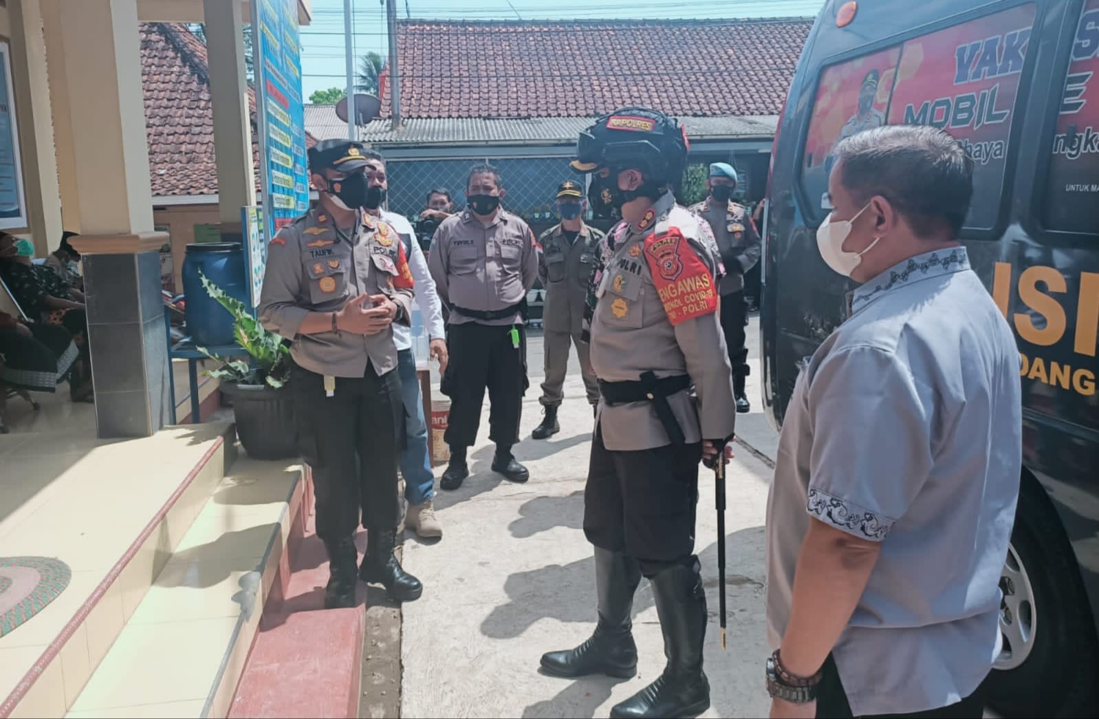 Polres Sumedang Luncurkan Vaksinasi Covid-19 Mobile