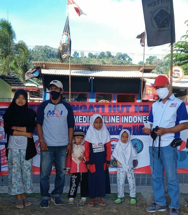 DPC Media Online Kota Cilegon Peringati HUT MOI Ke 3