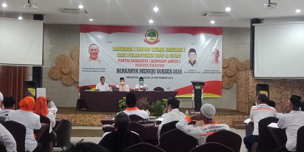 Partai Berkarya Kota Cilegon Gelar Rakerda dan Pelantikan DPC dan DPAC 