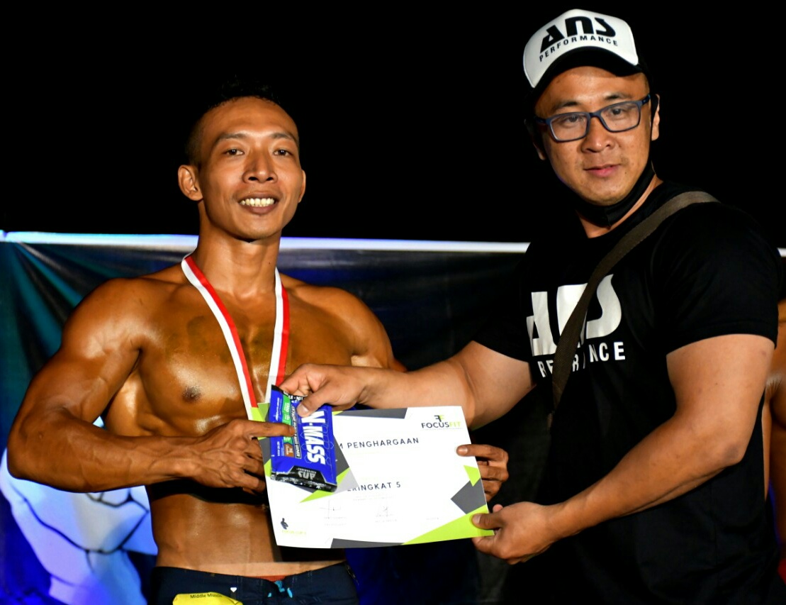 Yonko 462 Paskhas Pada Kejuaraan Open Tournament Body Contest Focus Gym Cup 3 2021 Raih Peringkat ke 5 