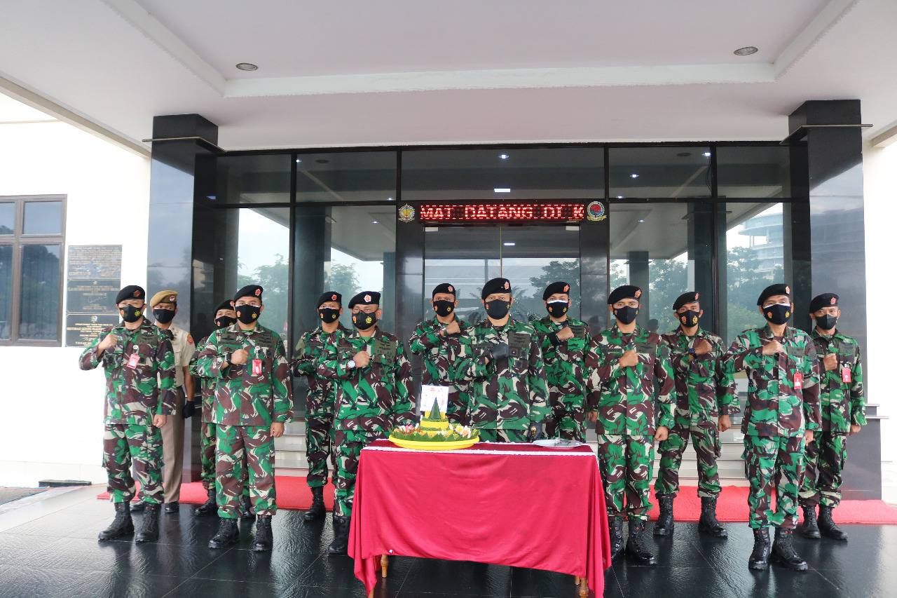 Panglima Kosekhanudnas III Pimpin Upacara Kenaikan Pangkat