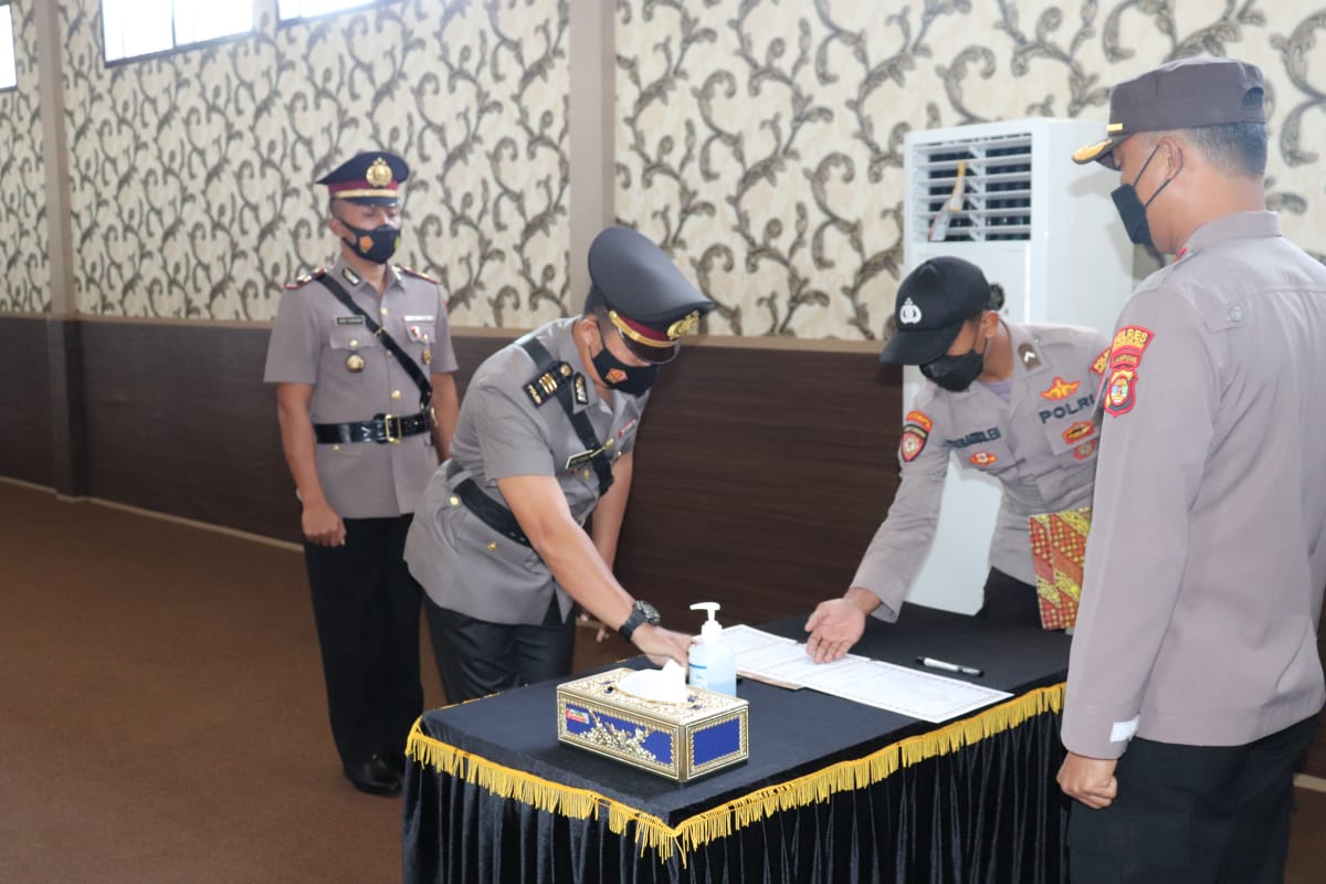 Sertijab Kasat Intelkam Polres Lampung Selatan