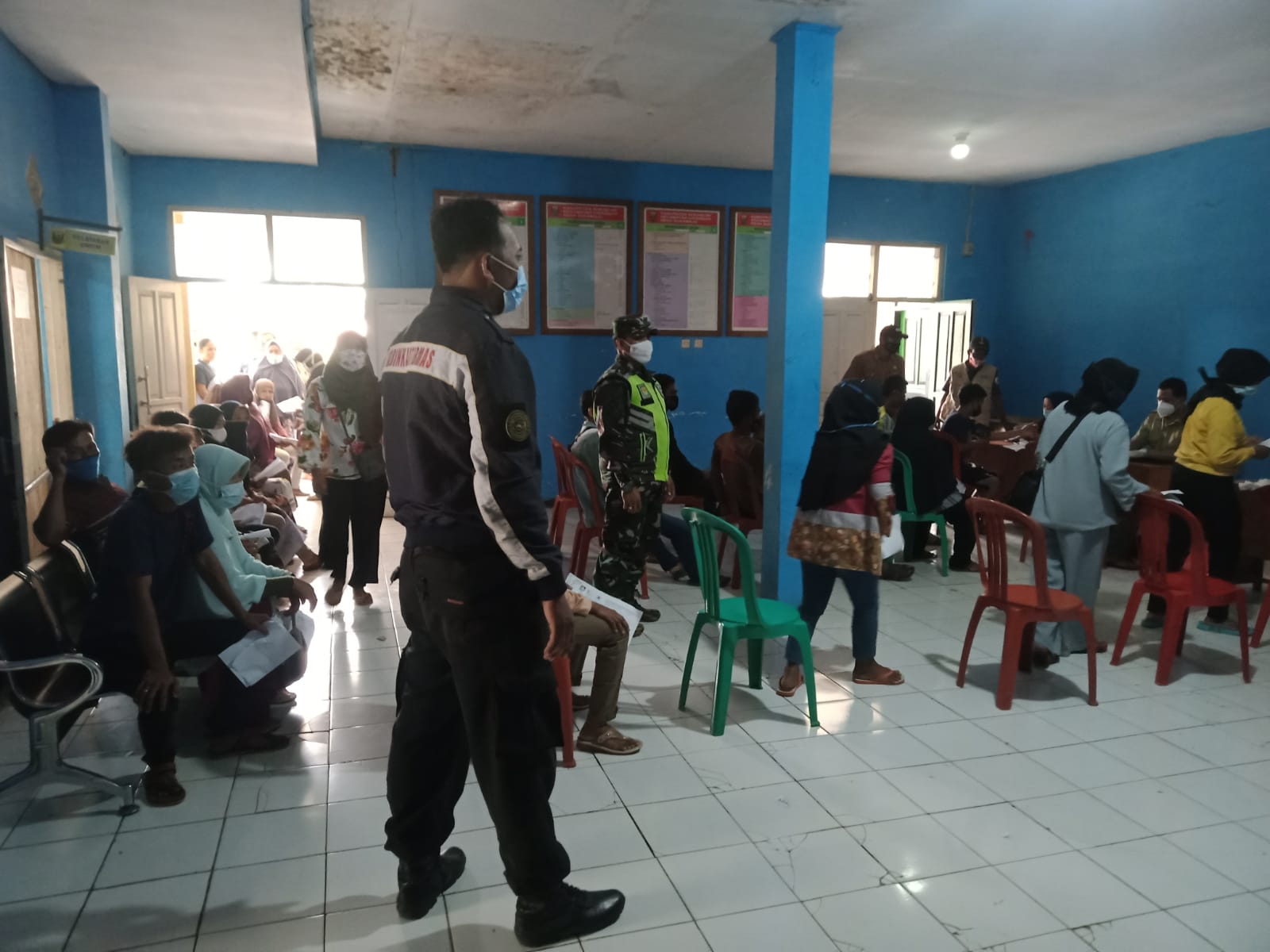 Polsek Cikembar Monitoring Vaksinasi Lansia di Kadusunan