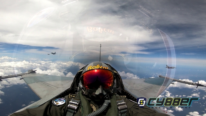 Meet In The Air 9 Pesawat F-16 dan CAF RSAF di Langit Lancang Kuning