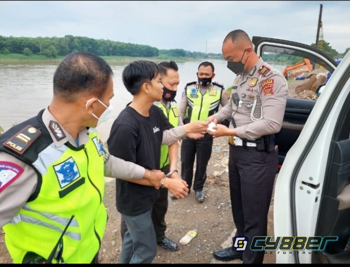 Giat Pengaman Jalan Longsor Satlantas Polres Muba Berhasil Menangkap Pemuja Narkoba