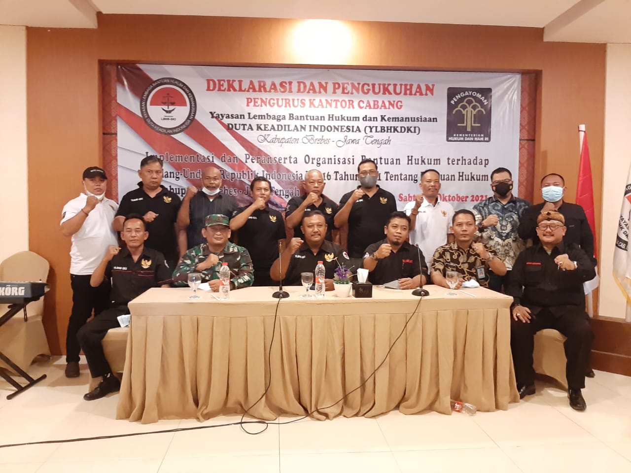 YLBHK-DKI Cabang Kabupaten Brebes Periode 2021-2025 Resmi Dilantik