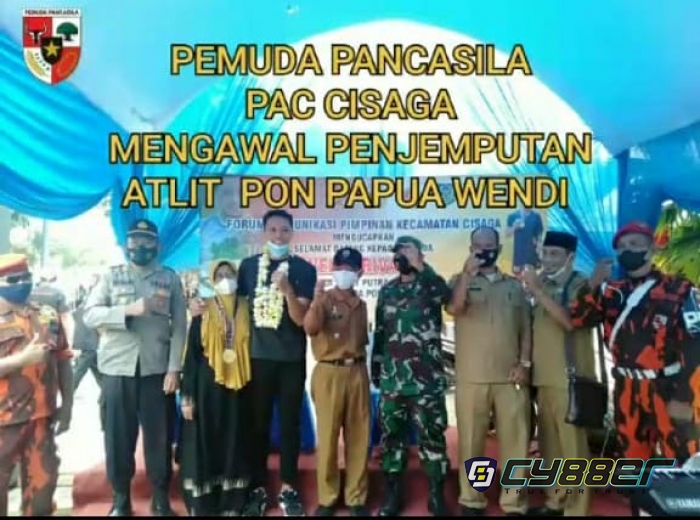 Tanpa Adanya Dukungan dari KONI, Warga Cisaga Tetap Meriahkan Penyambutan Atlet PON XX Papua