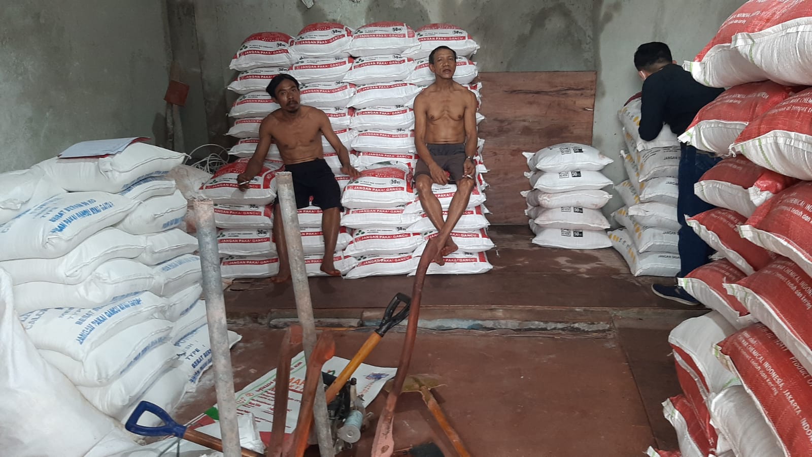 Pengedar Pupuk Oplosan Diciduk Reskrim Poksek Natar