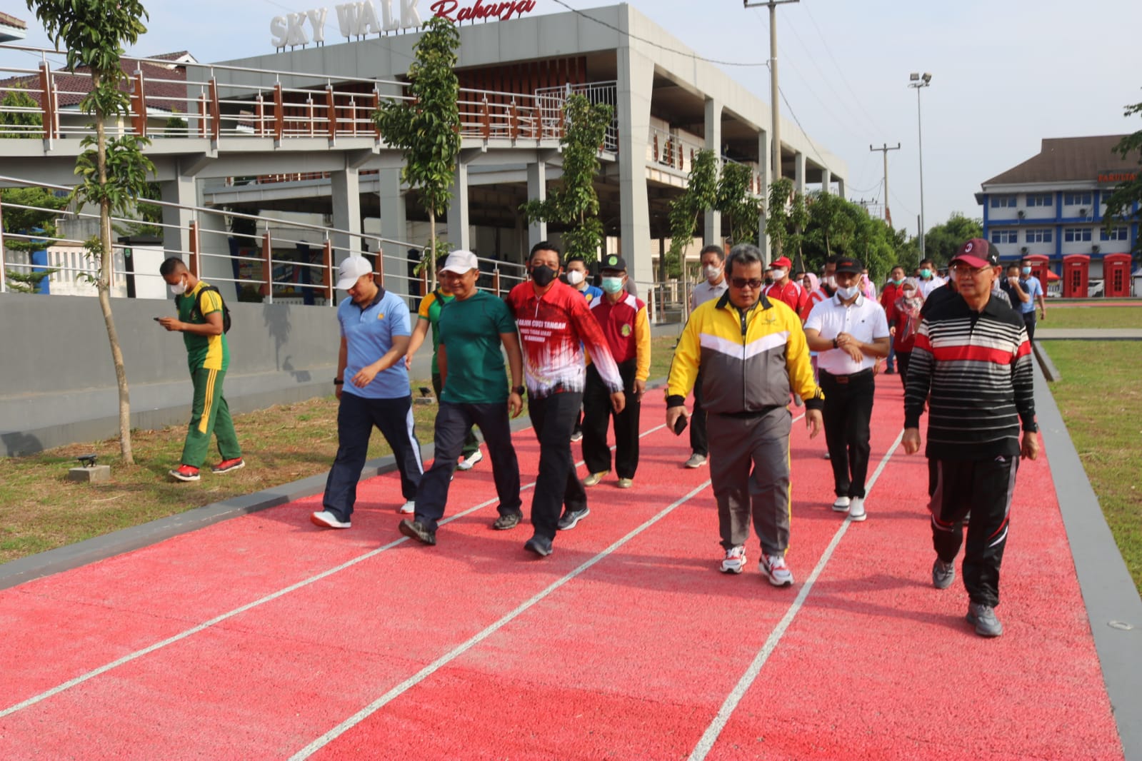 Pererat Jalinan Sinergitas, Kapolres Majalengka Bersama Forkopimda Gelar Olahraga Bersama