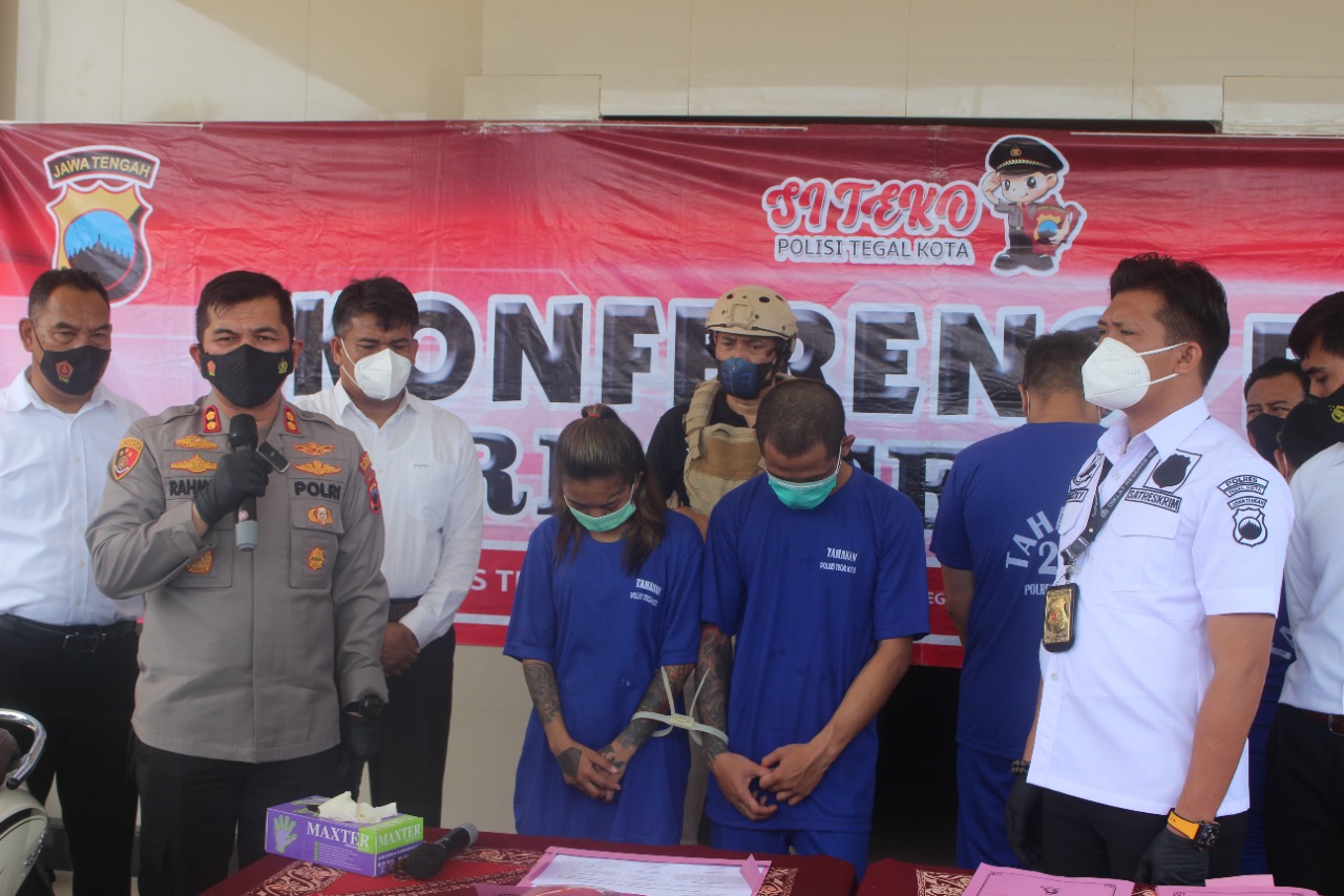 Selama Bulan Oktober, 3 Kasus Tindak Pidana Berhasil diungkap oleh Satreskrim Polres Tegal Kota