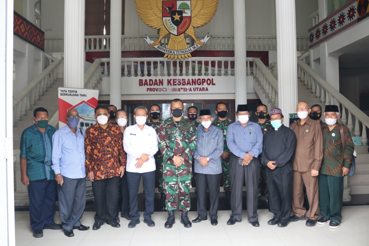 Panglima Kosekhanudnas III Silaturahmi Ke FKUB Sumut