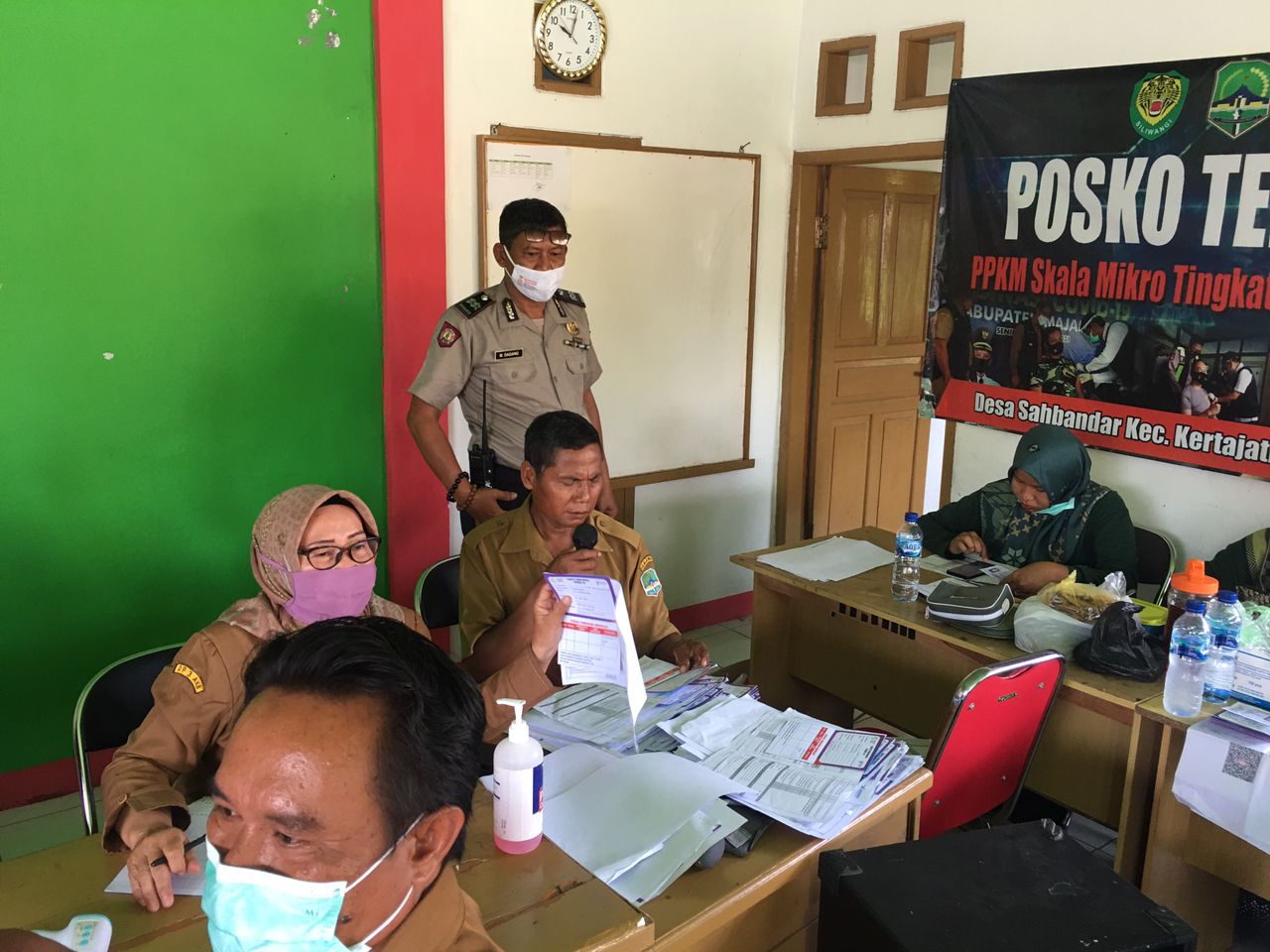 Upaya Target Percepatan Vaksinasi, Polisi  Pantau Pelaksanaan Vaksinasi 