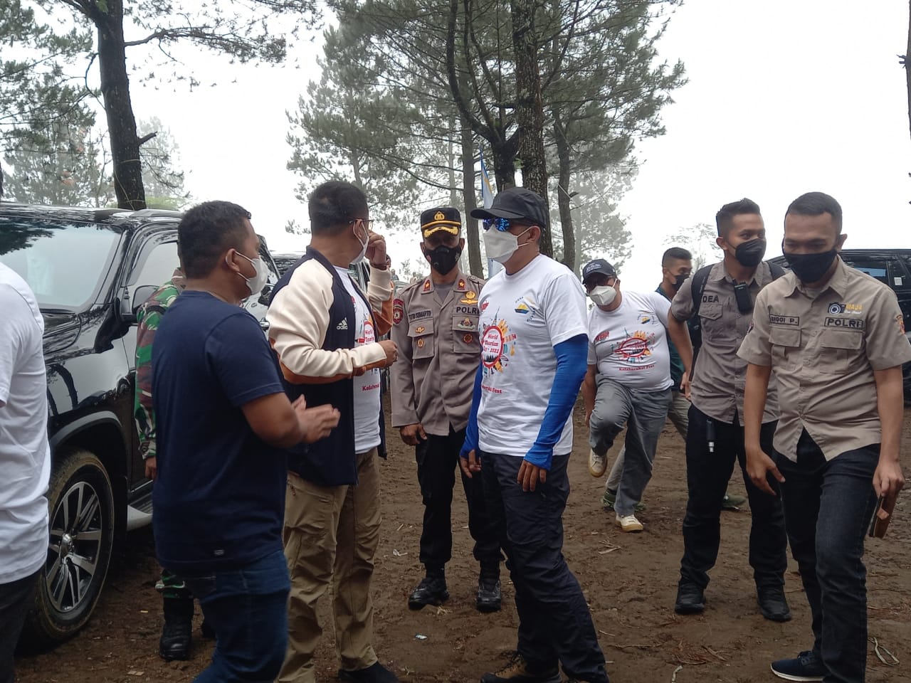 Kapolres Majalengka Hadiri Event Kolaberaksi Fest di Wisata Alam Kanaga Hill
