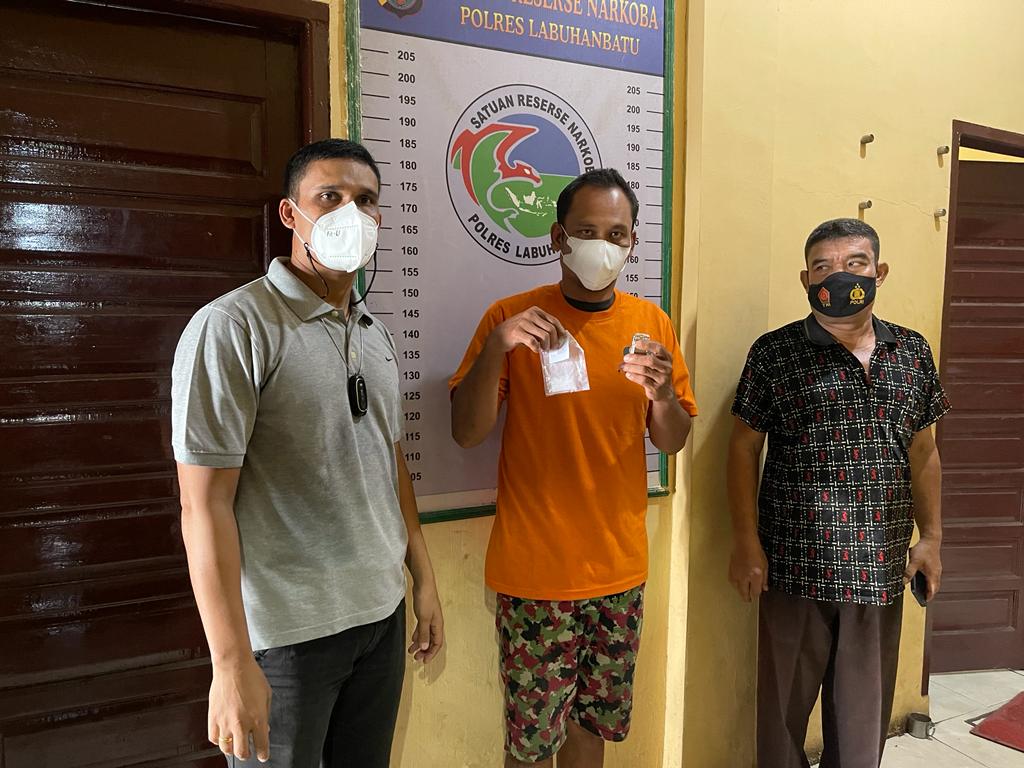 Pengedar Sabu Di Labura Seorang Residivis Ditangkap Satreskoba Labuhanbatu
