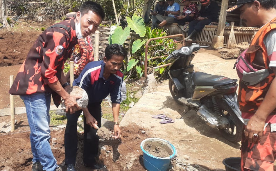 Ormas PP Gelar Baksos Bangun Rumah Warga yang Terkena Musibah Kebakaran